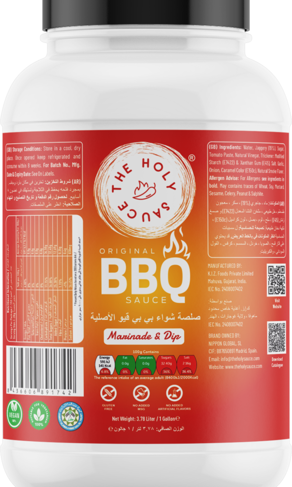 Original BBQ Sauce 3.78Ltr